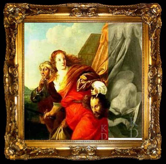 framed  Nicolaes van Helt Stockade Judith with the head of Holofernes, ta009-2